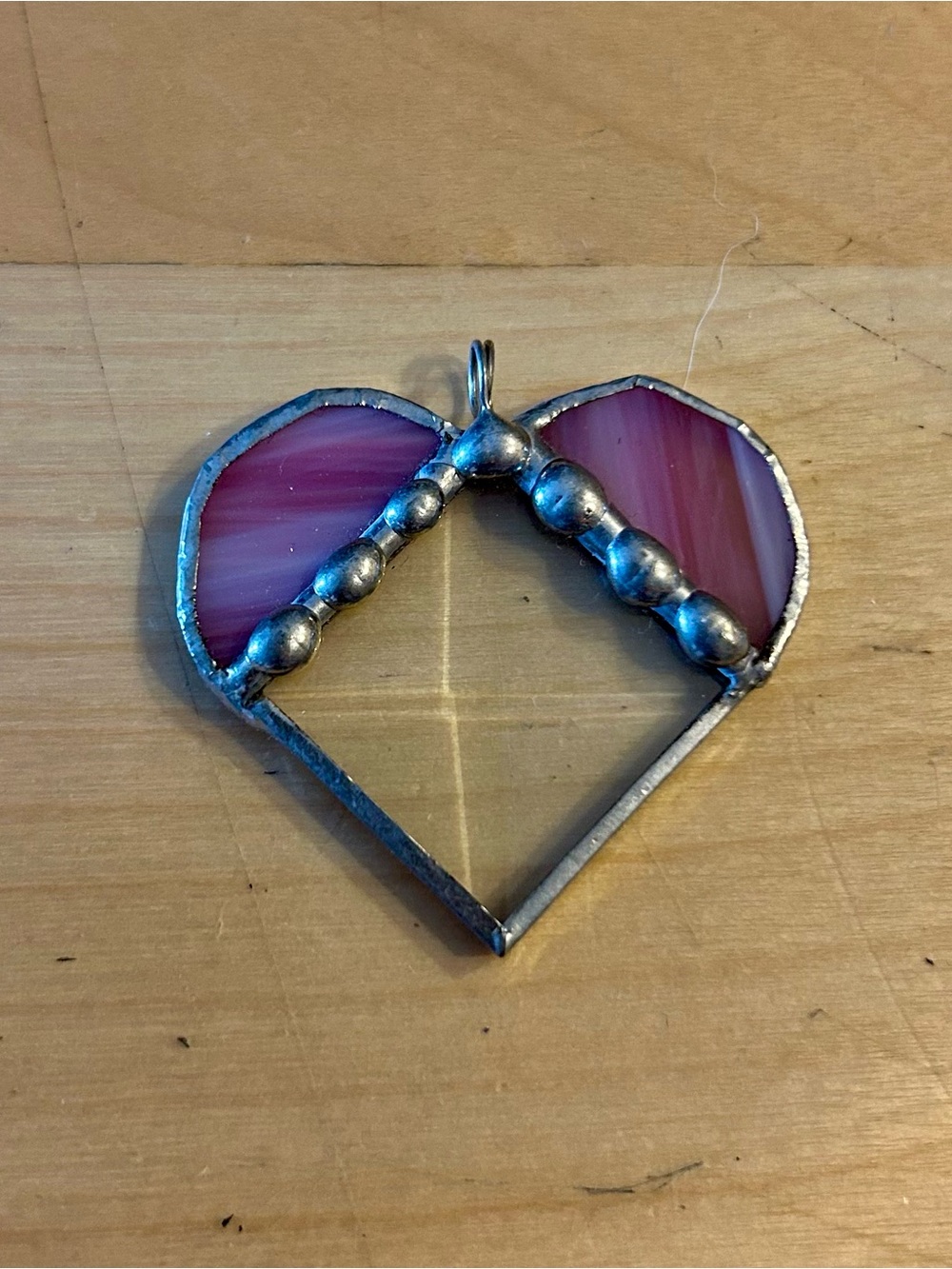 Stained Glass Heart Ornament